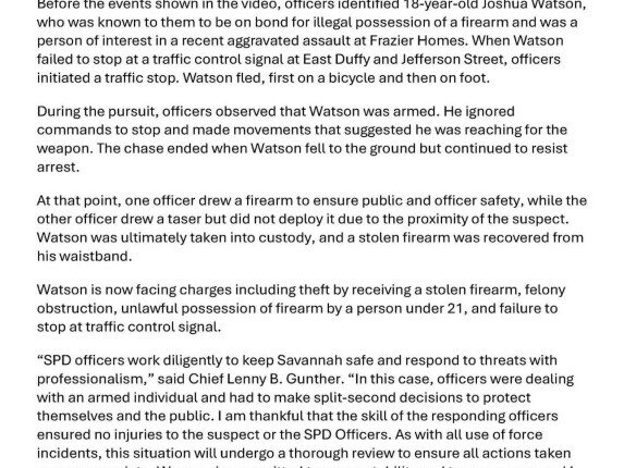 Savannah police arrest suspect, many say excessive force was used