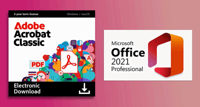 Save More Than 80% on This Adobe Acrobat + Microsoft Office Pro 2021 Bundle