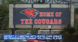 School District 211 meeting gets heated over debate on transgender Conant High School volleyball player