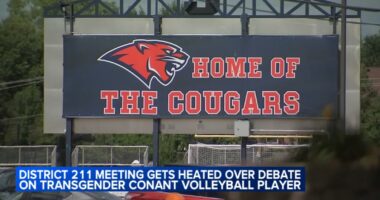 School District 211 meeting gets heated over debate on transgender Conant High School volleyball player