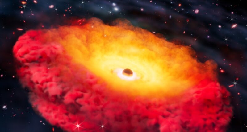 Scientists discovered a distant black hole 300 million times the size of the sun. It's a portal back in time.