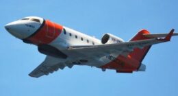 An AMSA challenger aircraft.
