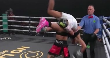 See the moment the daughter of an Aussie sporting legend FLIPS another fighter over her shoulder during a boxing match - and why an MMA great now wants her to join the UFC