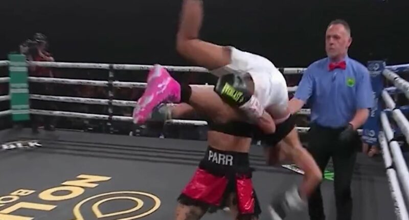 See the moment the daughter of an Aussie sporting legend FLIPS another fighter over her shoulder during a boxing match - and why an MMA great now wants her to join the UFC