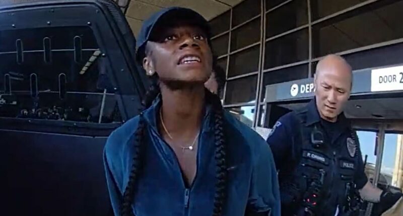 Sha'Carri Richardson hurls vile insult in explosive arrest video