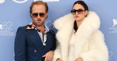 Shailene Woodley and Ben Foster rock '70s style at Venice Film Fest