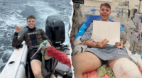 'Sharks won’t do anything to you': Florida spearfisherman attacked by shark minutes after reassuring family