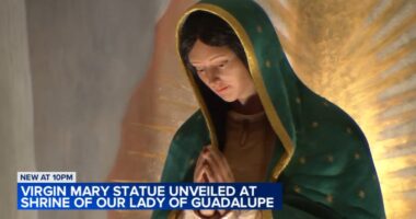 Shrine of Our Lady of Guadalupe welcomes 'Madre Peregrina' sculpture to Des Plaines in tour