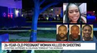 Son finds pregnant mom dead, baby's dad and pals charged: DA