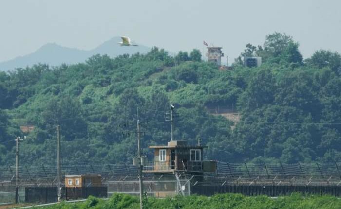 South Korea's military says North Korea is removing speakers from their tense border