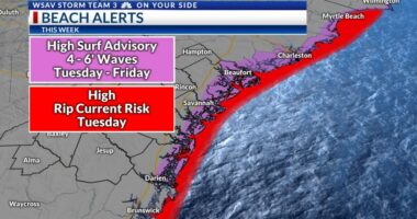 Storm Team 3: Hot and mainly dry week, dangerous beach conditions likely
