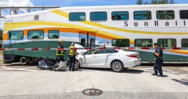 SunRail train hits vehicle in Maitland, delaying routes