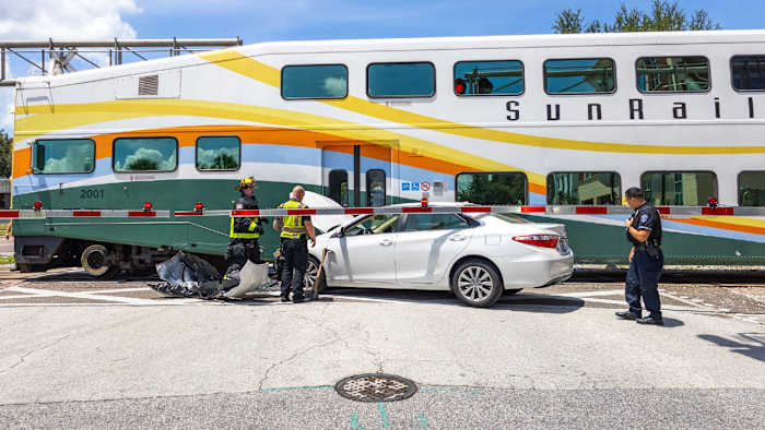 SunRail train hits vehicle in Maitland, delaying routes