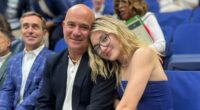 Super-secretive Andre Agassi and Steffi Graf's rarely-seen daughter, 21, makes surprise appearance alongside 'superhero' father at US Open - as she shares snap with mystery man