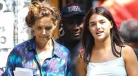 Suri Cruise visits mom Katie Holmes on the NYC set of her movie