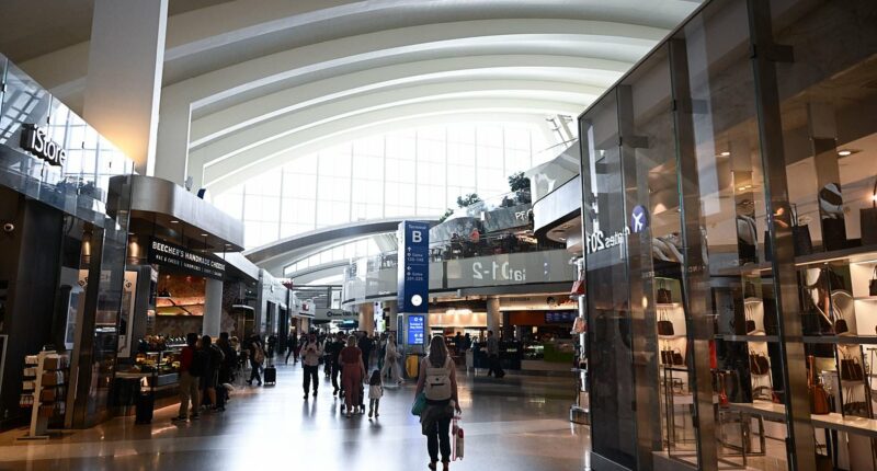 Surprising merchandise pops up in Blue city's main airport