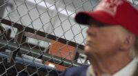 President Donald Trump tours Alligator Alcatraz, a new migrant detention facility in Florida.