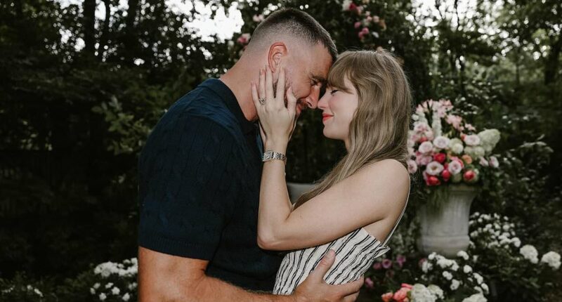 Taylor Swift fans spot hidden clues in Travis Kelce engagement photos