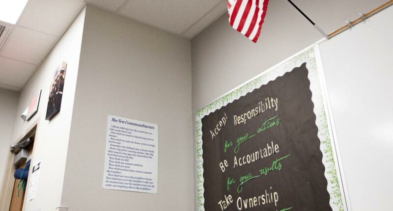 Ten Commandments now on display in Texas classrooms