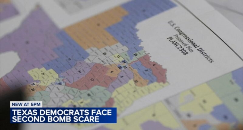 Texas Democrats news: 2nd bomb threat reported at Q-Center in St. Charles, IL where those protesting redistricting staying