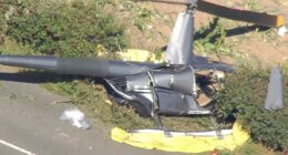 Three dead in Isle of Wight helicopter crash