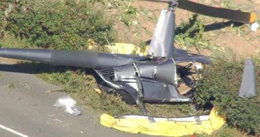 Three dead in Isle of Wight helicopter crash