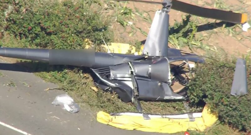 Three dead in Isle of Wight helicopter crash