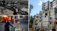 Three killed in Russia as Ukraine takes aim at Putin's oil and military sites