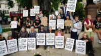 Three people charged with terror offences after Palestine Action demo