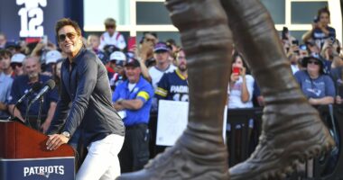 Tom Brady gives honest reaction as his 12-foot statue is unveiled