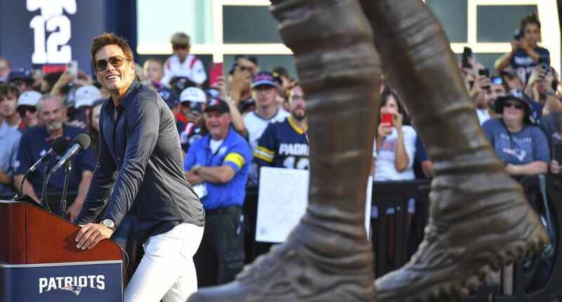 Tom Brady gives honest reaction as his 12-foot statue is unveiled