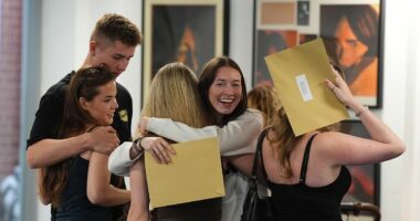 Top A-level grades hit record high outside of Covid pandemic