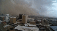 Towering dust storm sweeps across Phoenix