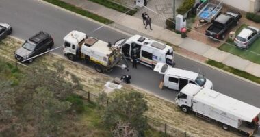 Tradies find infant's body inside stormwater drain