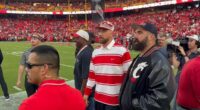 Travis Kelce takes Taylor Swift to see his alma mater