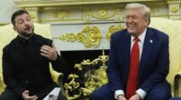 President Donald Trump meets with Ukraine's President Volodymyr Zelenskyy in the Oval Office of the White House, Monday, Aug. 18, 2025, in Washington.