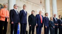Trump and Zelenskyy's meeting with European leaders marks a historic moment