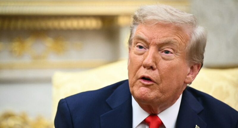 Trump makes an announcement at the White House