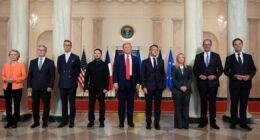 Trump meets with Zelenskyy, European leaders for Ukraine talks at White House
