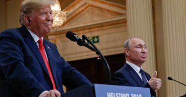 Hillary Clinton warned in 2016 that Donald Trump would be a puppet of Vladimir Putin.