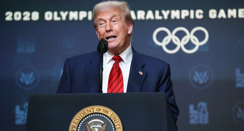 Trump unveils 'strong' testing to stop male athletes in women's sports