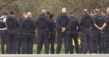 Police officers from the Special Operations Group have headed to the property.