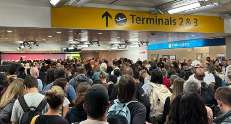 UK travel chaos as Heathrow airport hit with 'technical fault'