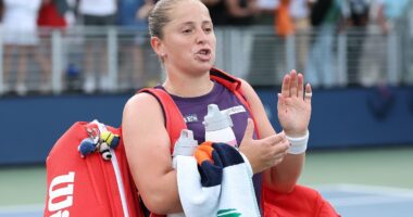 US Open tennis fans CHEER Jelena Ostapenko's name amid racism storm