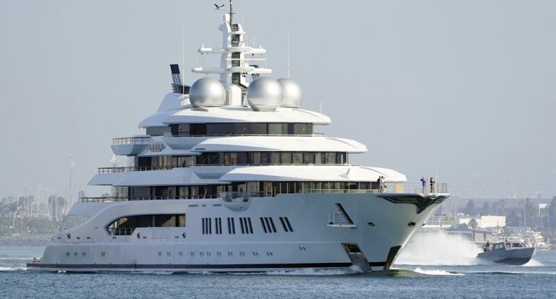 US auctioning seized $325M Russian superyacht with 8 state rooms, helipad, gym and spa