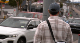 A plain-clothes police officer in Victoria.
