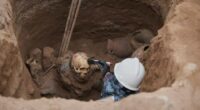 Utility workers in Peru unearth pre-Incan tomb with 1,000-year-old remains