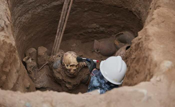 Utility workers in Peru unearth pre-Incan tomb with 1,000-year-old remains