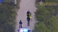VIDEO: Lake County deputies use drone to catch domestic battery suspect