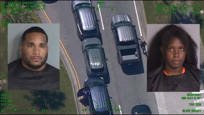 VIDEO: Osceola car burglary suspects arrested; child found safe in vehicle during takedown, deputies say